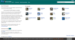 Desktop Screenshot of pre.ensembl.org