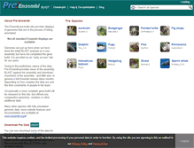 Tablet Screenshot of pre.ensembl.org
